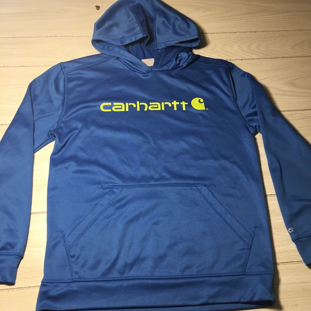 Carhartt Force Blue Hoodie kids L